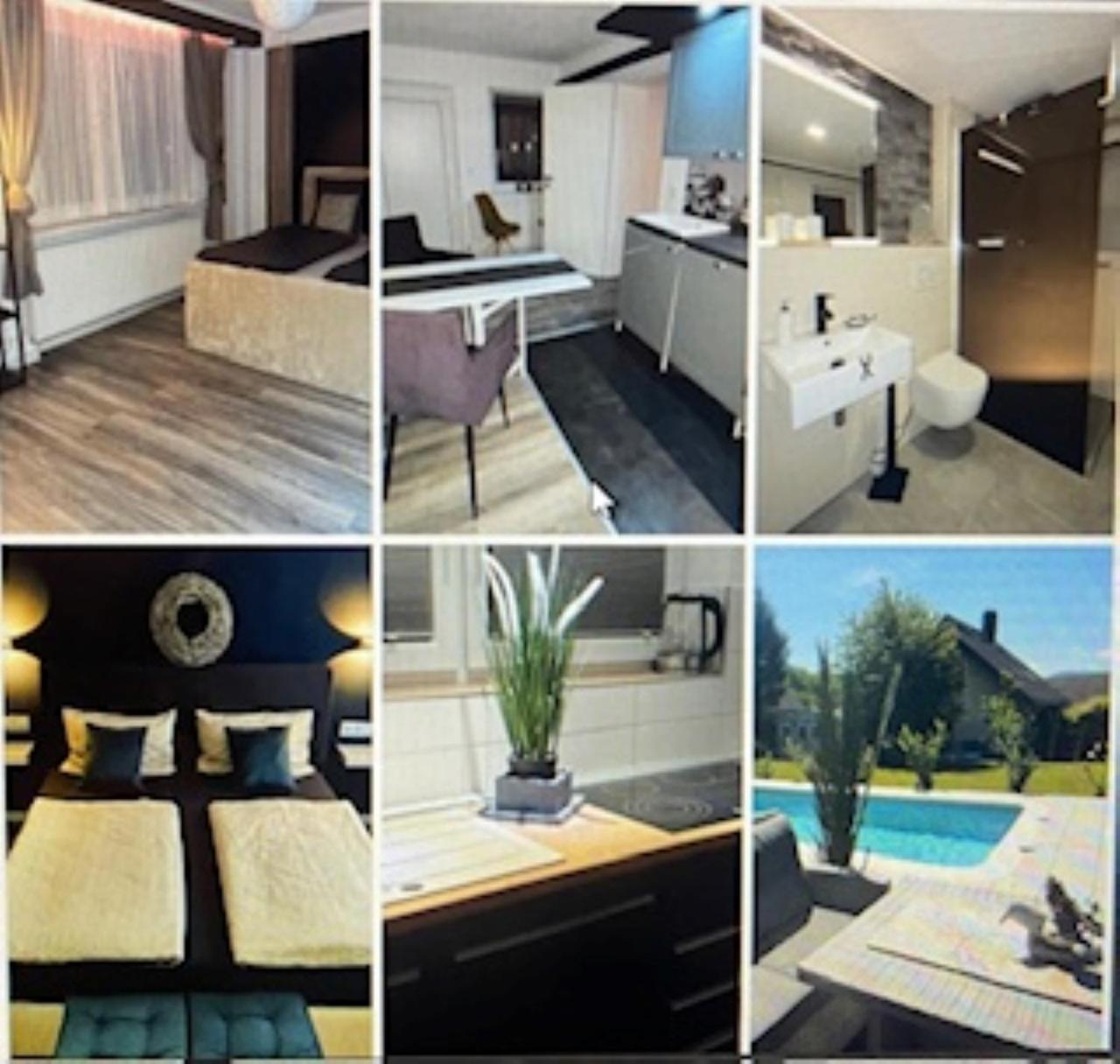 Ferienwohnung Harzblick mit Pool nähe Goslar Exterior foto
